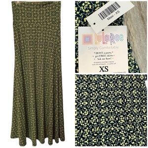 LuLaRoe Simply Comfortable Stretch Maxi Skirt XS Strapless Dress